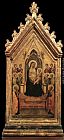 Madonna and Child Enthroned with Angels and Saints by Bernado Daddi